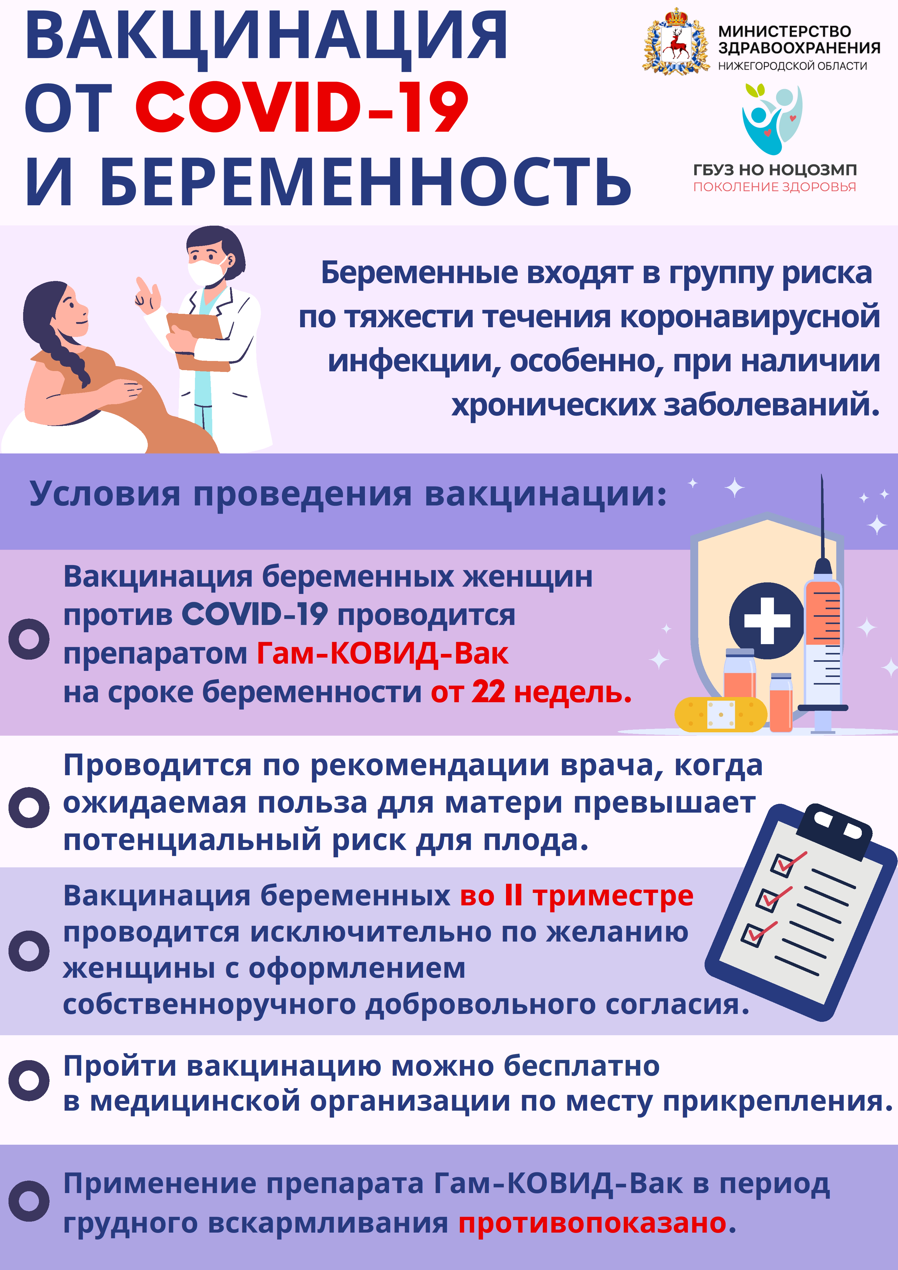 Памятки по вакцинации от COVID-19